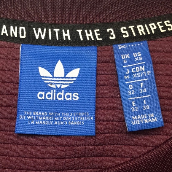 adidas maroon crewneck - Picture 3 of 5